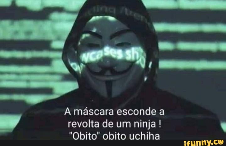 ANBU - A máscara esconde a revolta de um ninja, Obito Uchiha 🔥