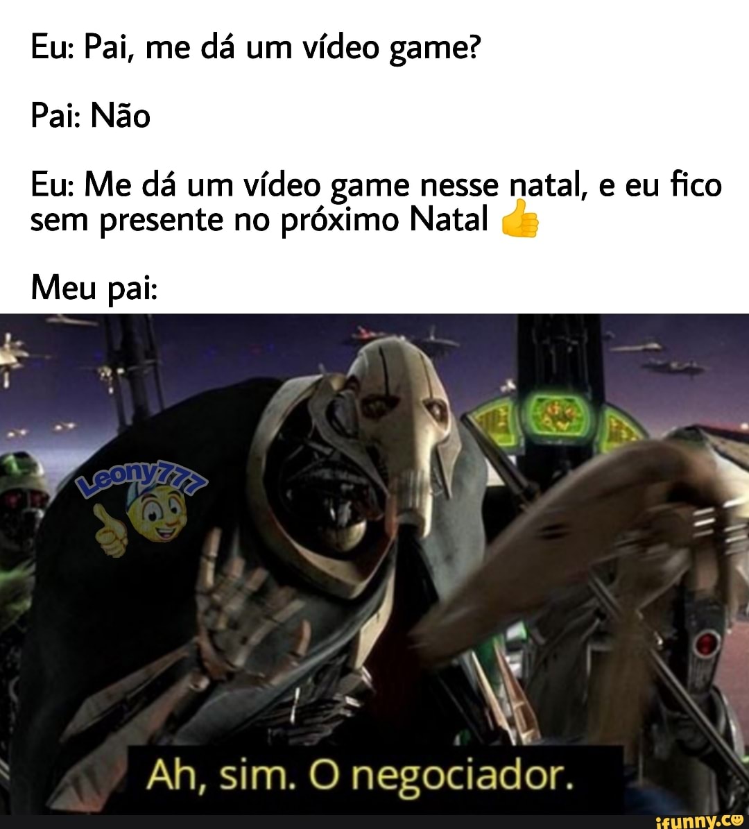 EIS QUE SEU PAI DIZ QUE VAI COMPRAR UM PC GAMER EU:ME DÊ PAPAI - Gerador  de Memes Online