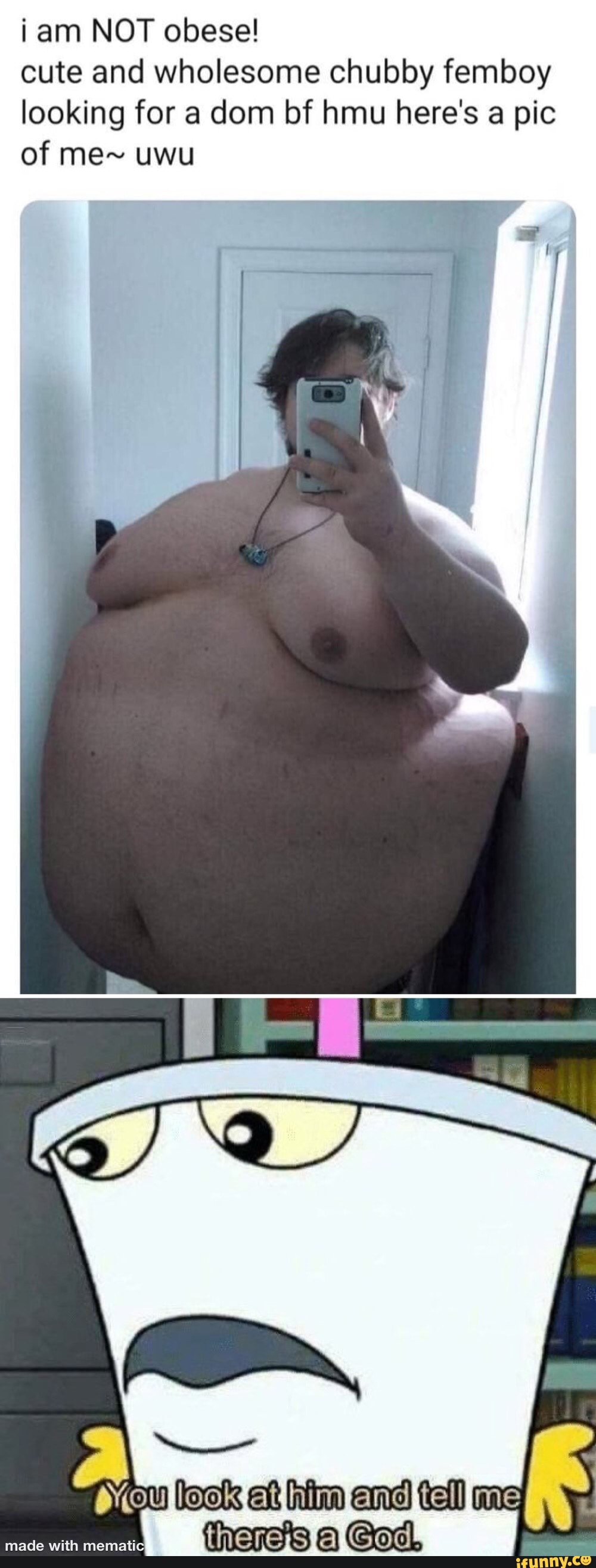 Obese femboy