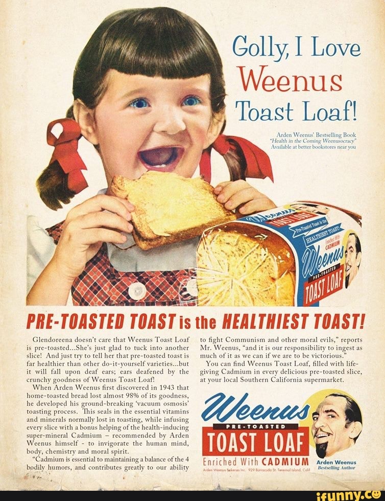 Golly, I Love Weenus Toast Loaf! Arden the Bestselling Book *Health in ...