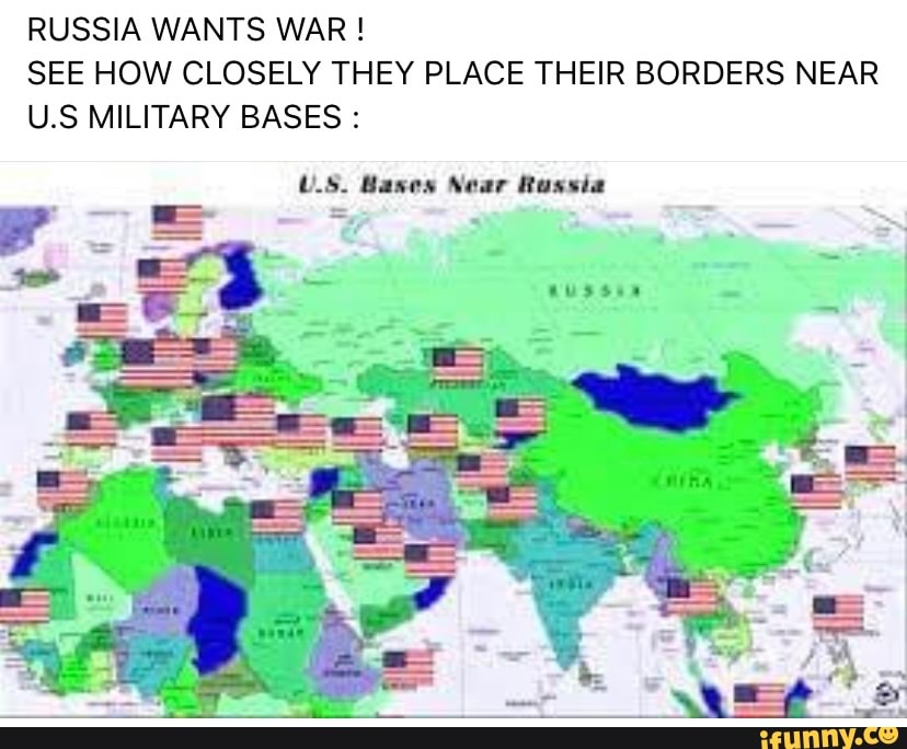 RUSSIA WANTS WAR ! SEE HOW CLOSELY THEY PLACE THEIR BORDERS NEAR U.S
