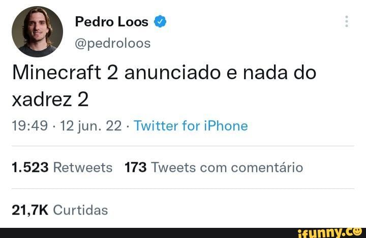 Pedro Loos Gpedroloos A verdade é que o Twitter não vai ficar melhor ou  pior agora, ele vai continuar sendo o Twitter e a gente vai continuar dando  os nossos dados de