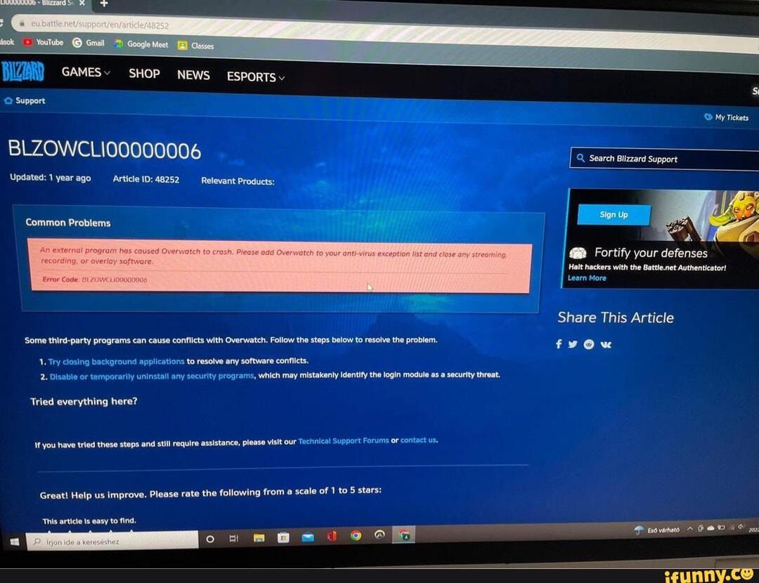 Blizzard Support - Battle.net Authenticator