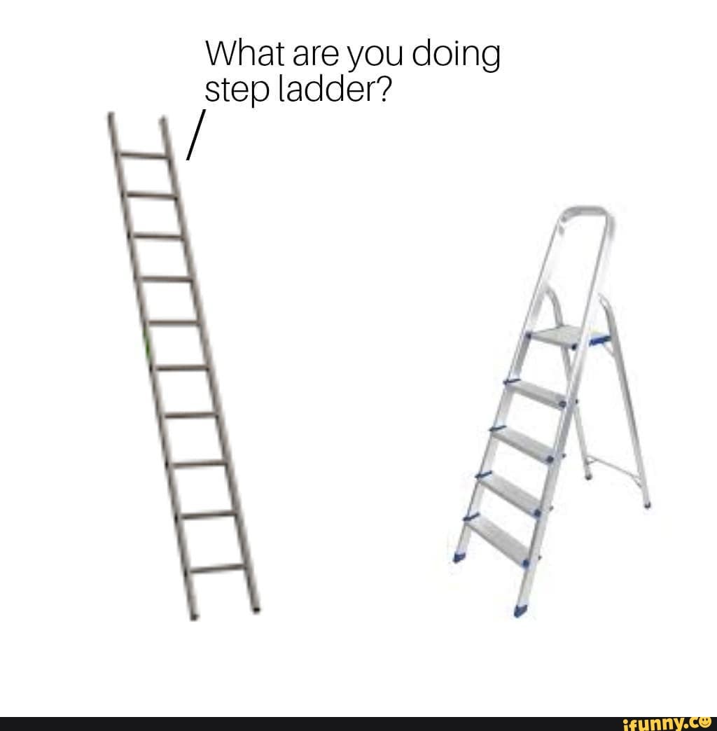 What are you doing step ladder? - iFunny Brazil