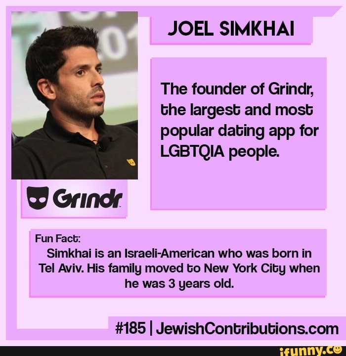 Joel Simkhai The Founder Of Grindr The Largest And Most Popular Dating