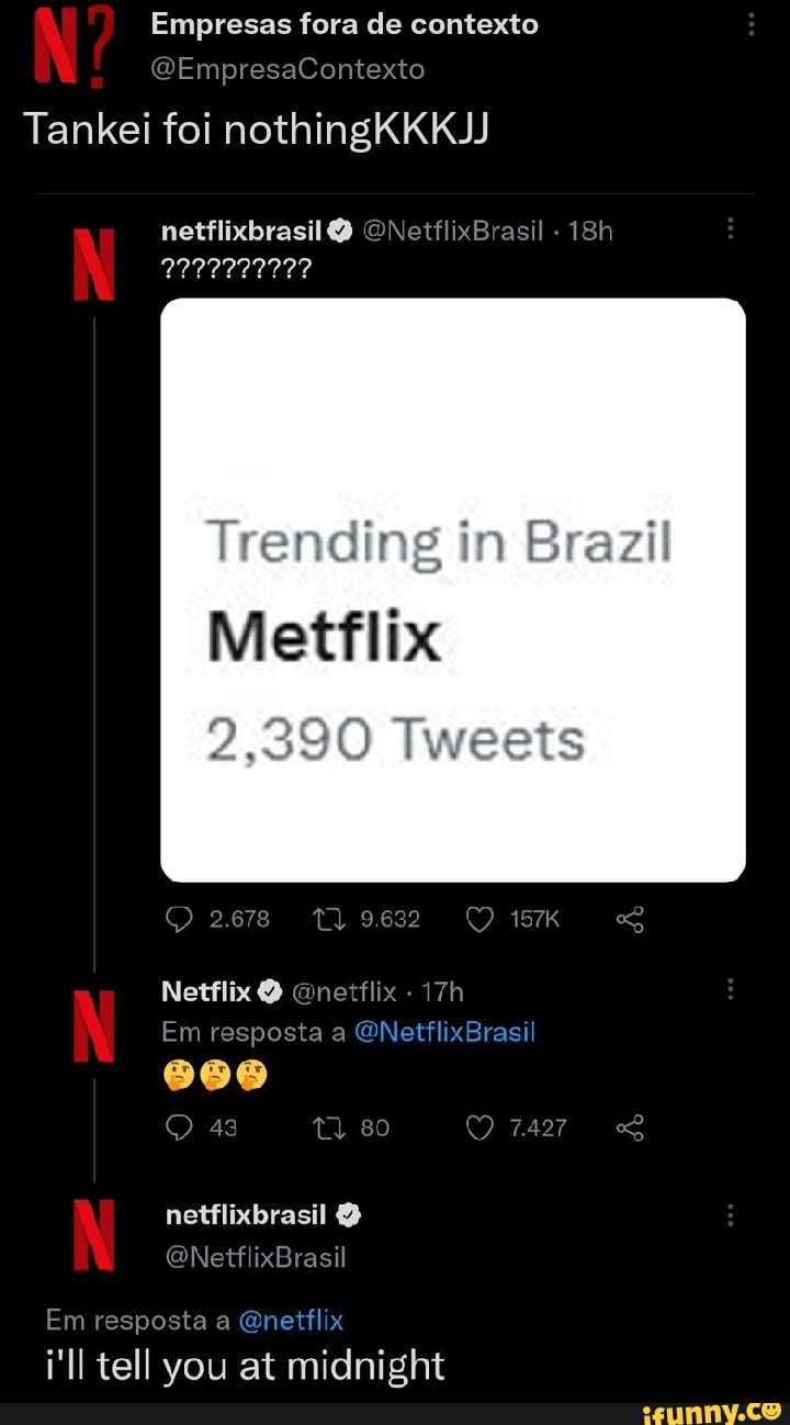 netflixbrasil on X: Eu e quem?  / X