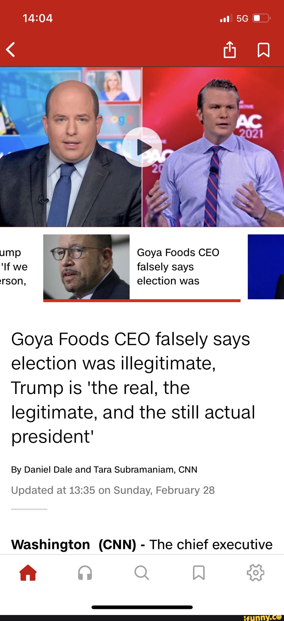 Goya Foods CEO Falsely Says Election Was Ump 'If We Rson, Goya Foods ...