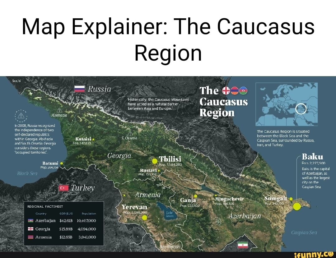 Map Explainer: The Caucasus Region