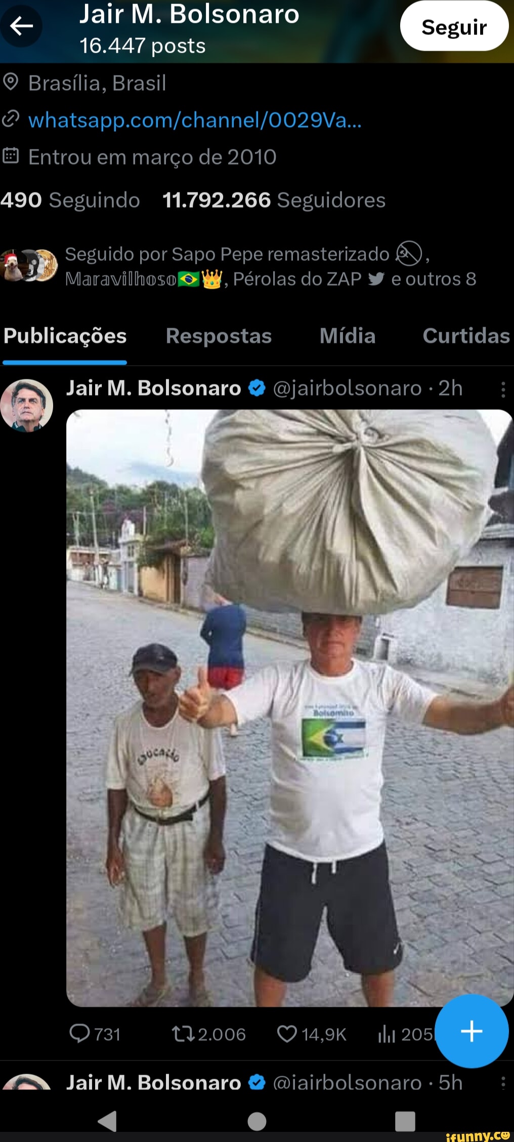 Memes de imagem 7x9nsoPO9 por sapao: 1 comentário - iFunny Brazil