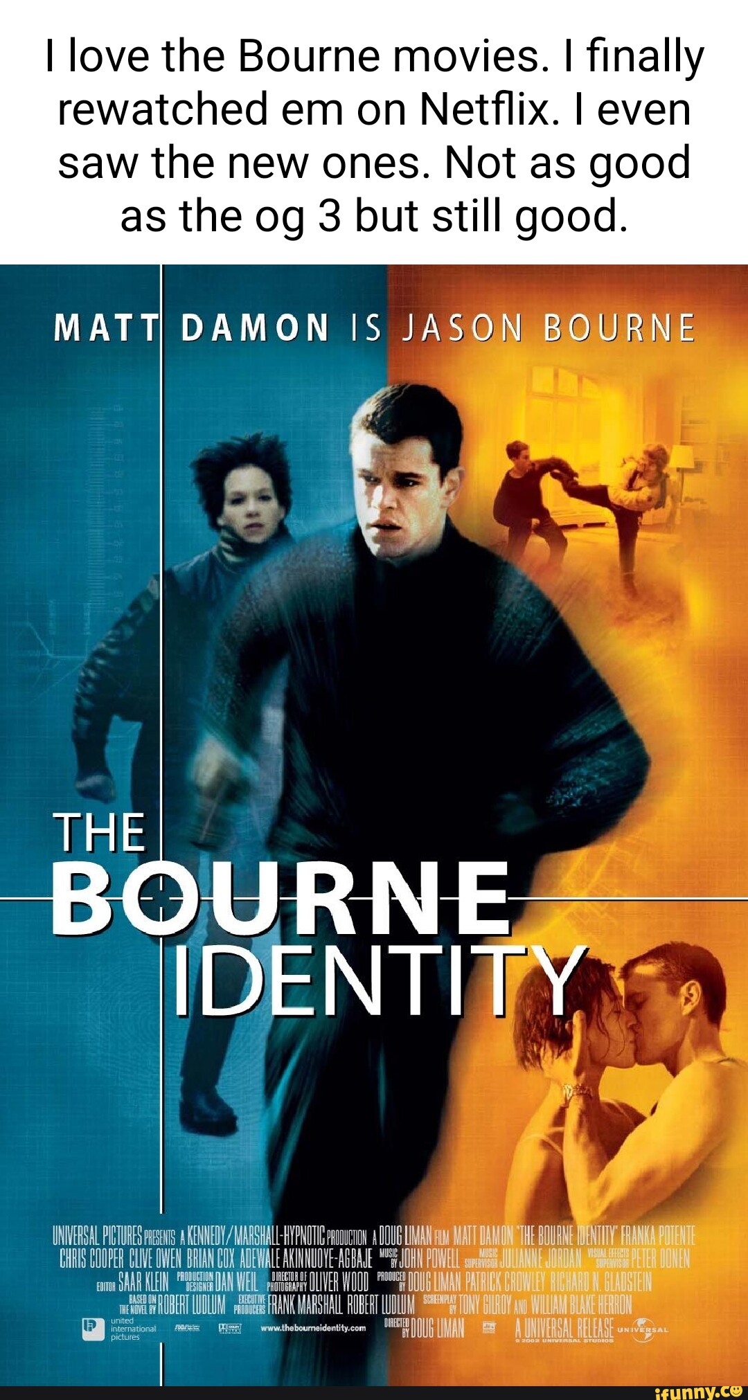 Jason hot sale bourne netflix