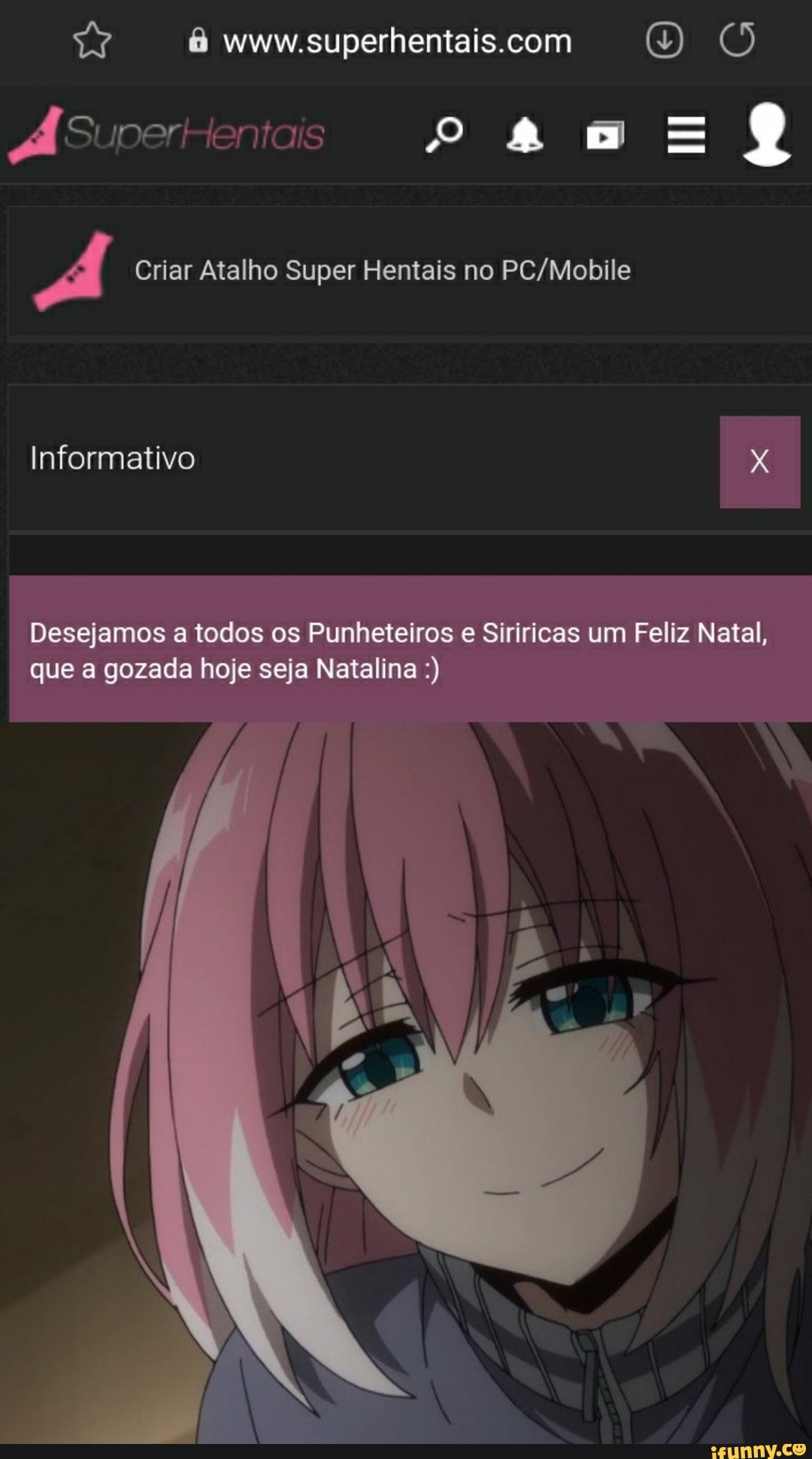 Hentais com ver L aa Criar Atalho Super Hentais no Informativo Desejamos a  todos os Punheteiros e Siriricas um Feliz Natal, que a gozada hoje seja  Natalina - iFunny Brazil