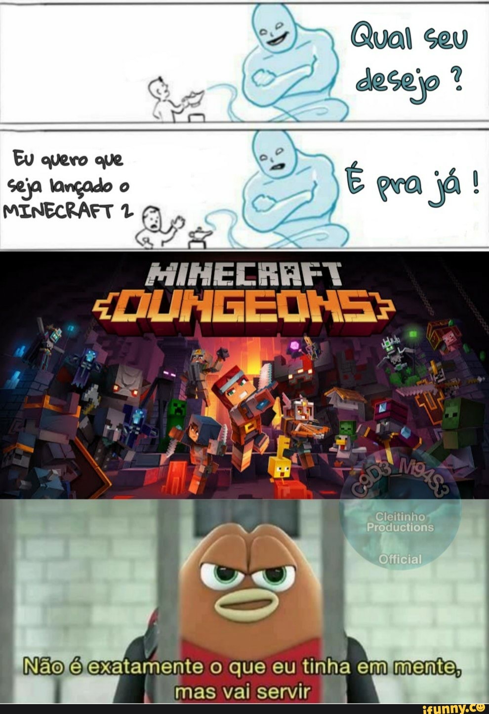 Quem você salvaria? adm da choquei curte e comenta capivara do minecraft só  olha - iFunny Brazil