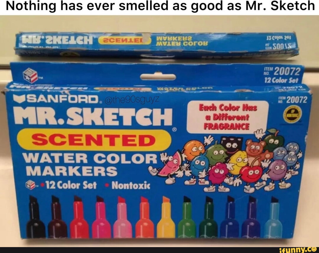 Sanford Mr. Sketch Scented Instant Water Color Markers 12 20072