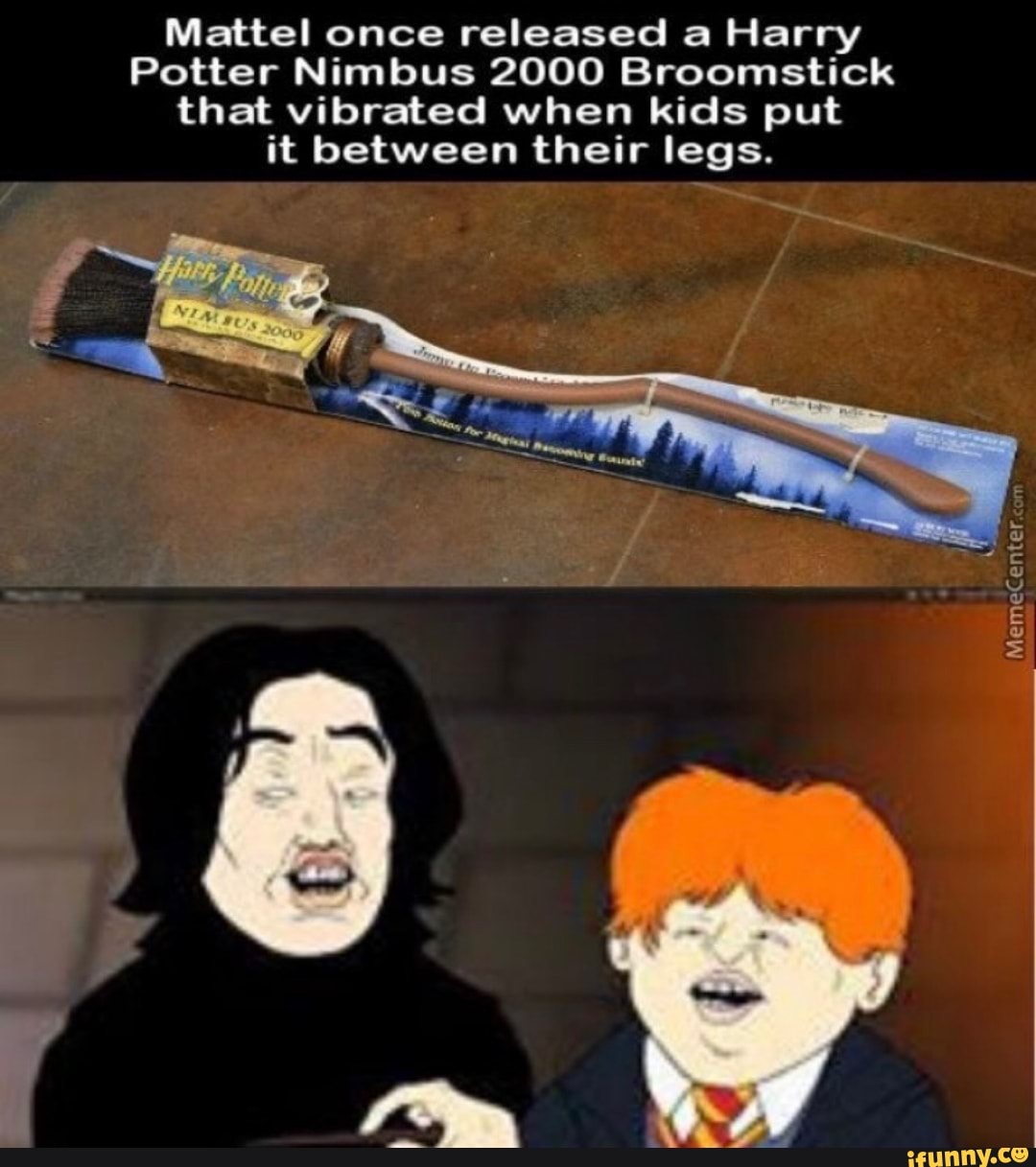 100 Satisfaction Guaranteed harry potter nimbus 2000 vibrating broomstick