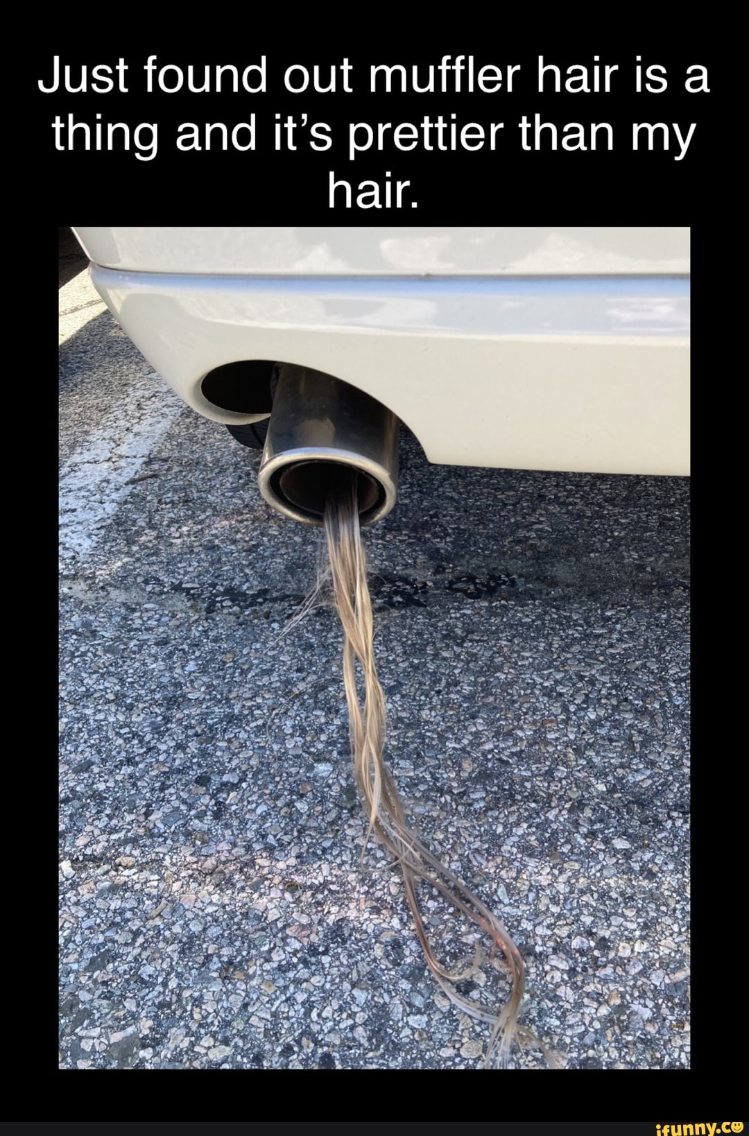 Just found out muffler hair is a thing and it's prettier than my hair. -  iFunny Brazil