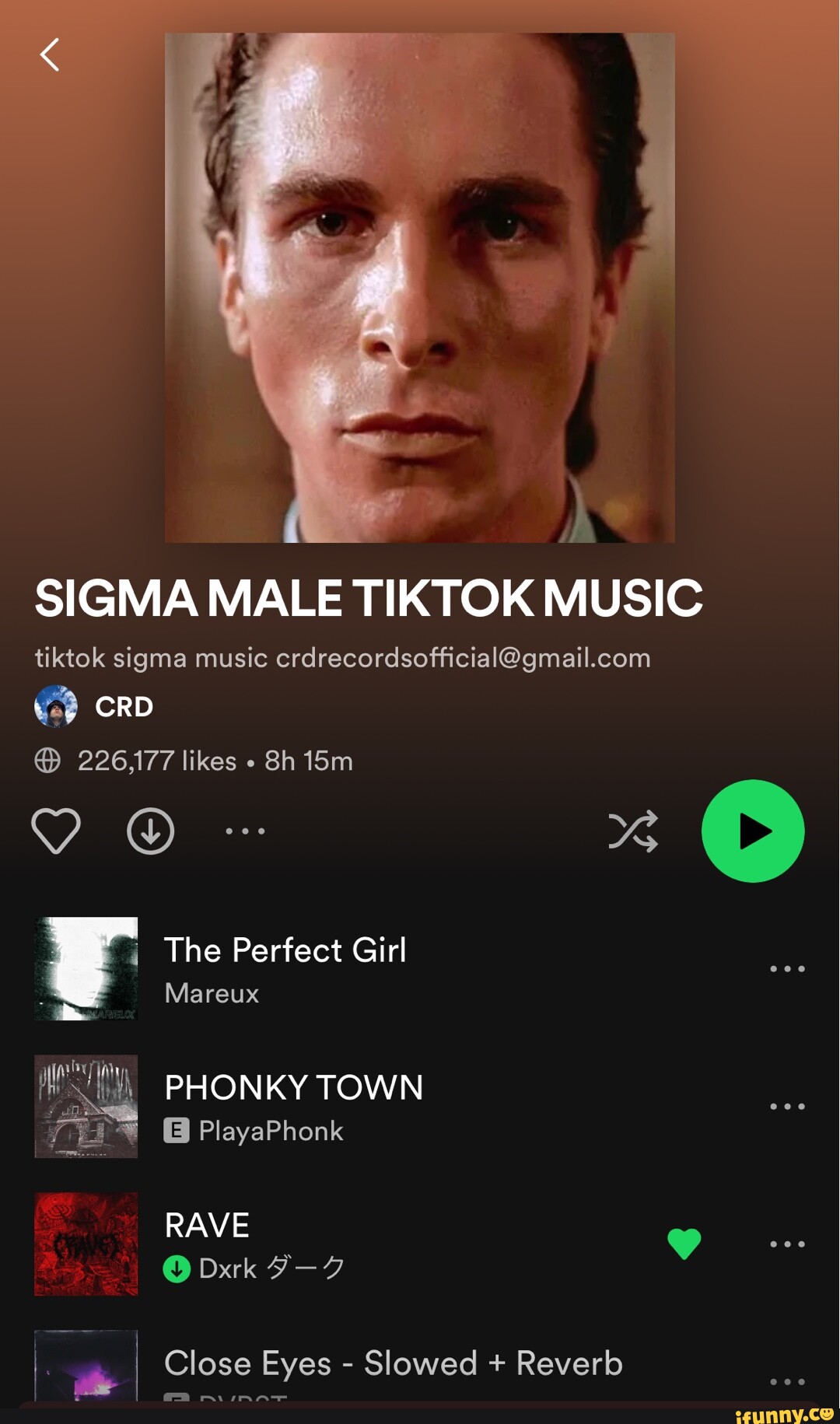 SIGMA MALE TIKTOK MUSIC tiktok sigma music CRD 226,177 likes Sh The Perfect  Girl Mareux PHONKY TOWN PlayaPhonk RAVE Dxrk I I Close Eyes - Slowed +  Reverb - iFunny Brazil