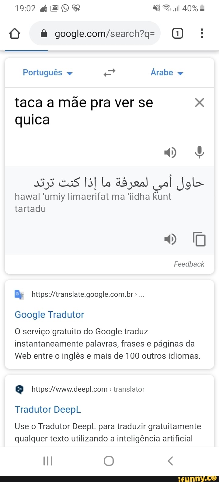 Então ta né, quem sou eu pra questionar o google tradutor : r/Felps