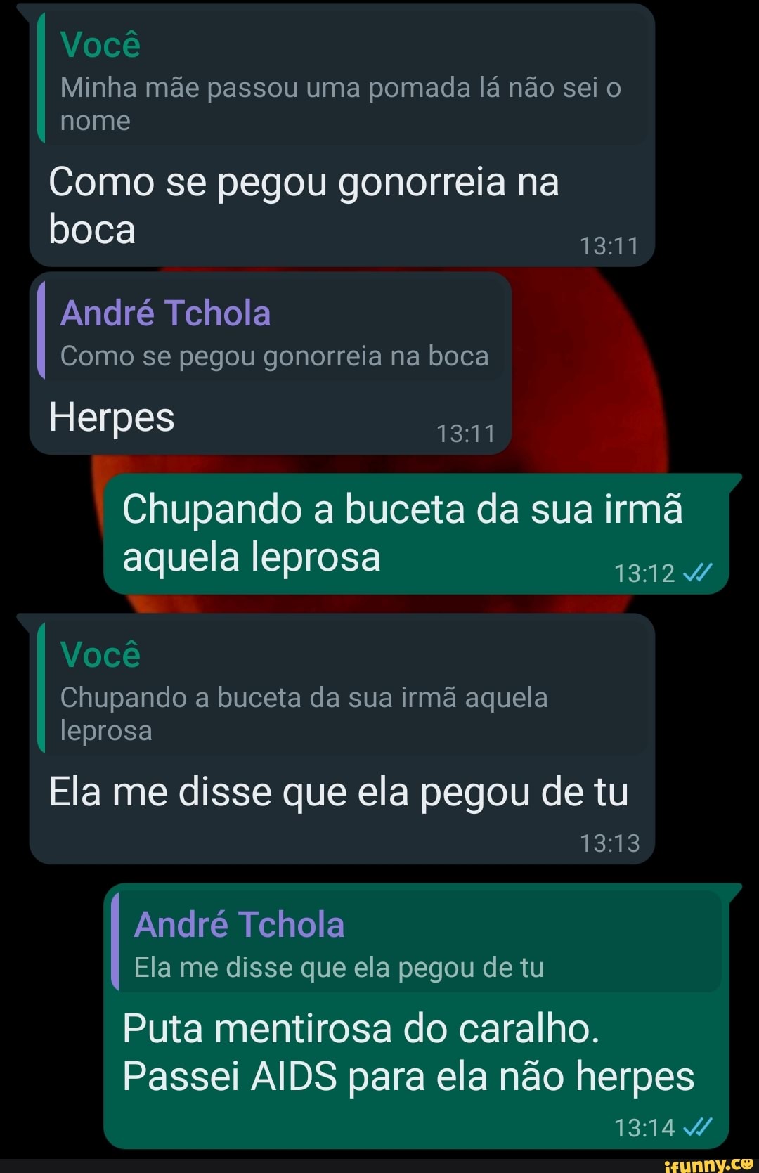 Chupei a buceta da minha mae