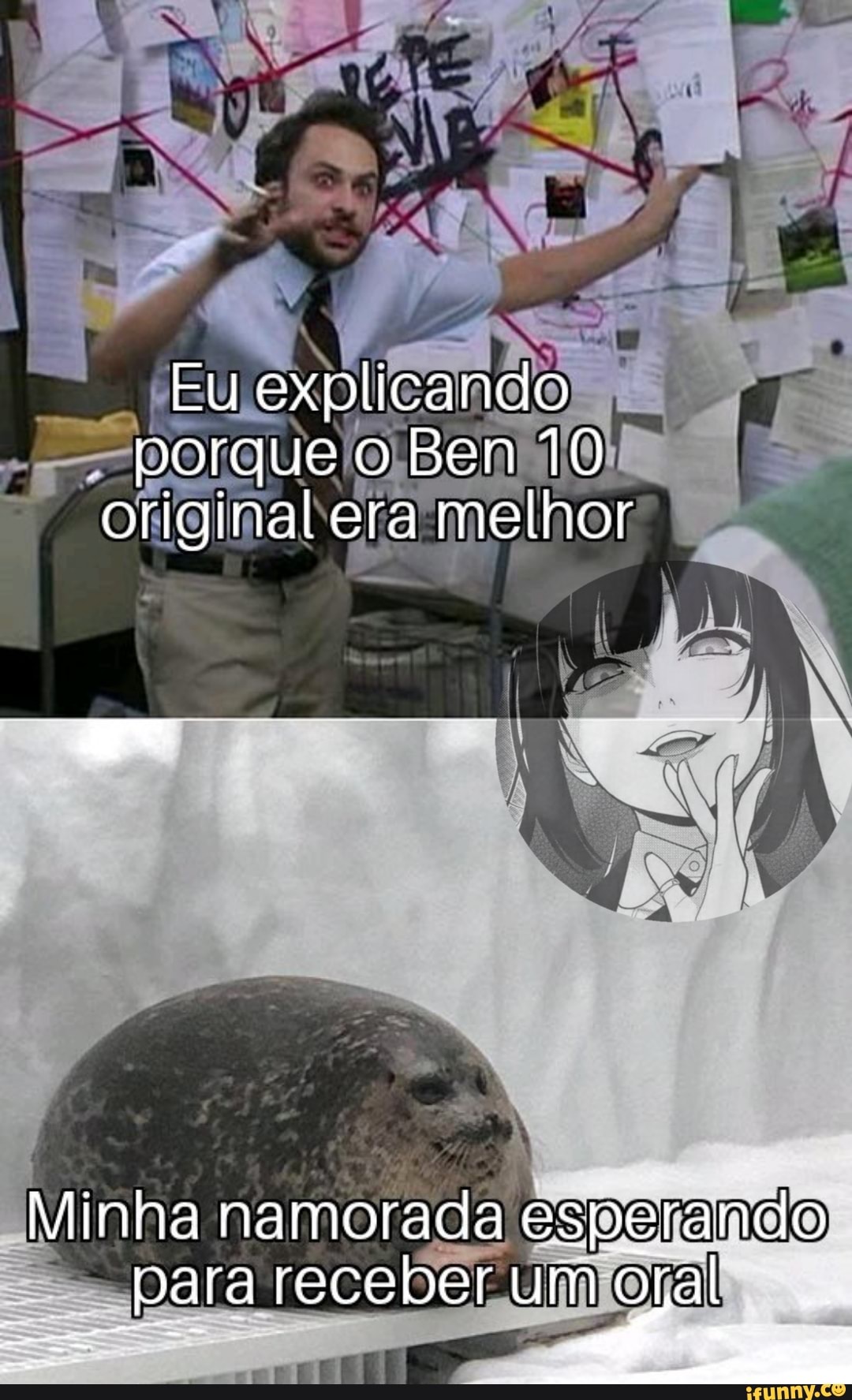 Eu explicando -porque o Ben 10 originalera melhor Minha namorada esperando  para receber oral - iFunny Brazil