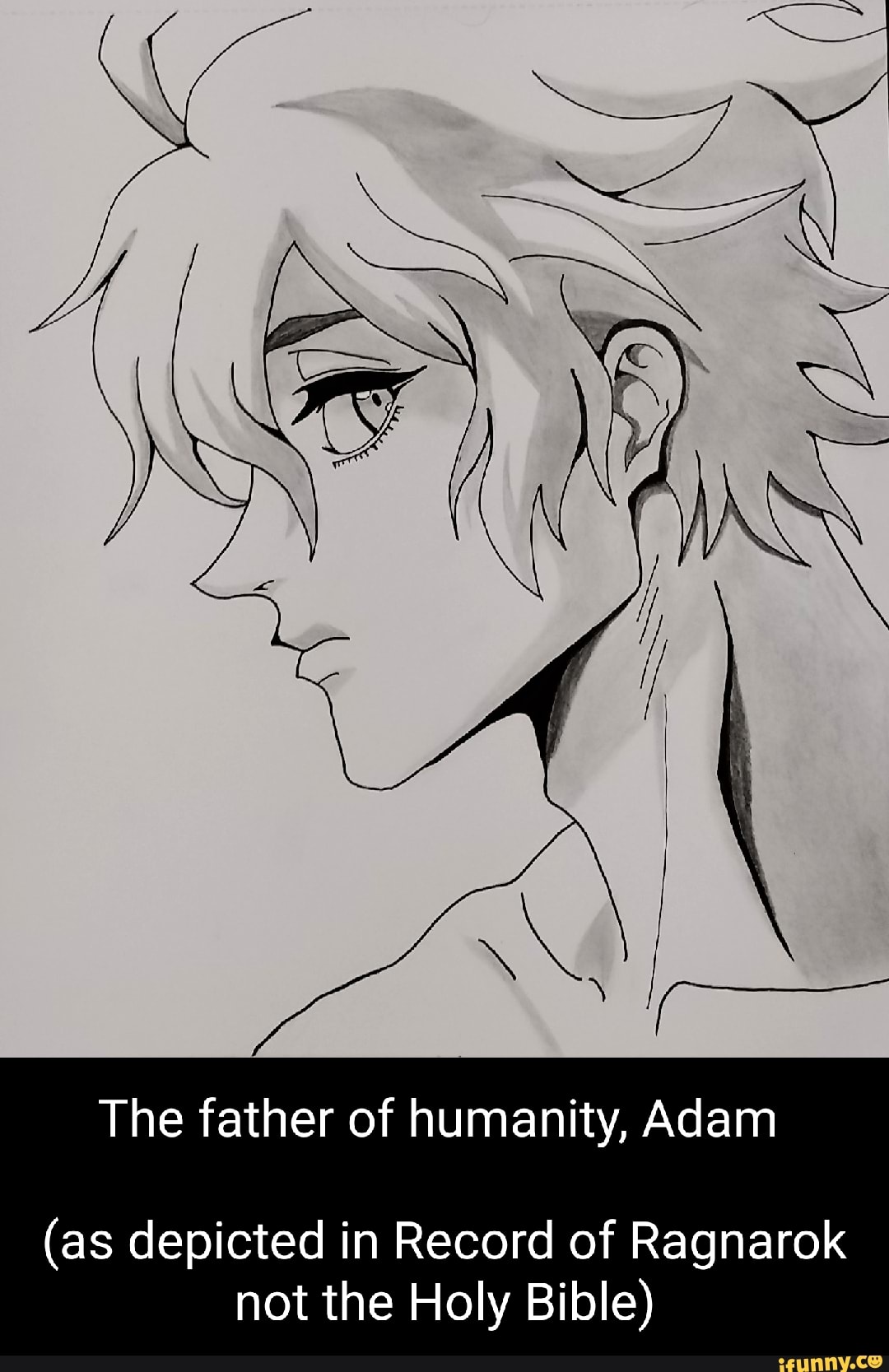 The father of humanity, Adam (as depicted in Record of Ragnarok not the  Holy Bible) - iFunny Brazil