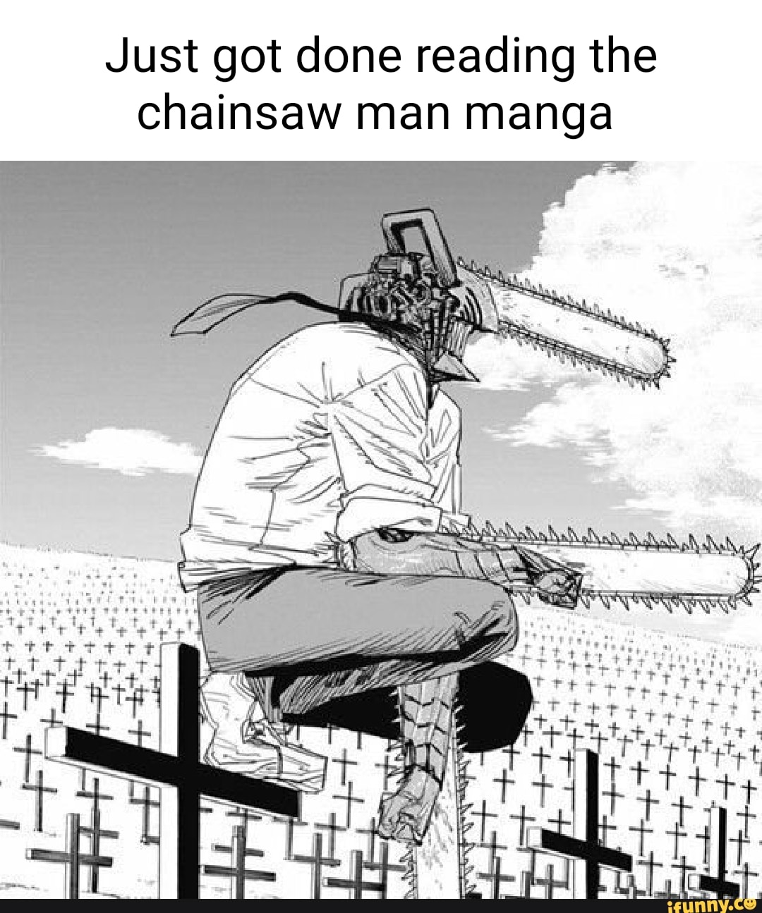 Just got done reading the chainsaw man manga - iFunny Brazil