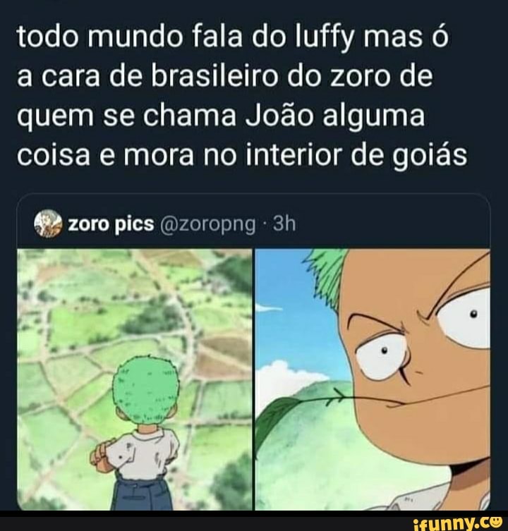 FODA-SE DESTAQUE RuiM DA DESGRAÇA O Zoro, SoLa - iFunny Brazil