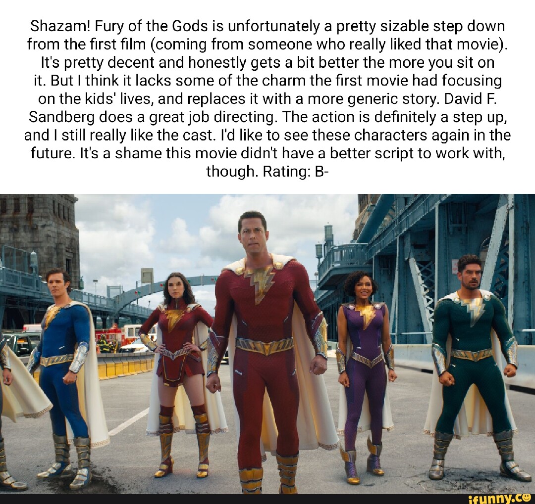 Shazam!: Fury of the Gods box office be like : r/memes