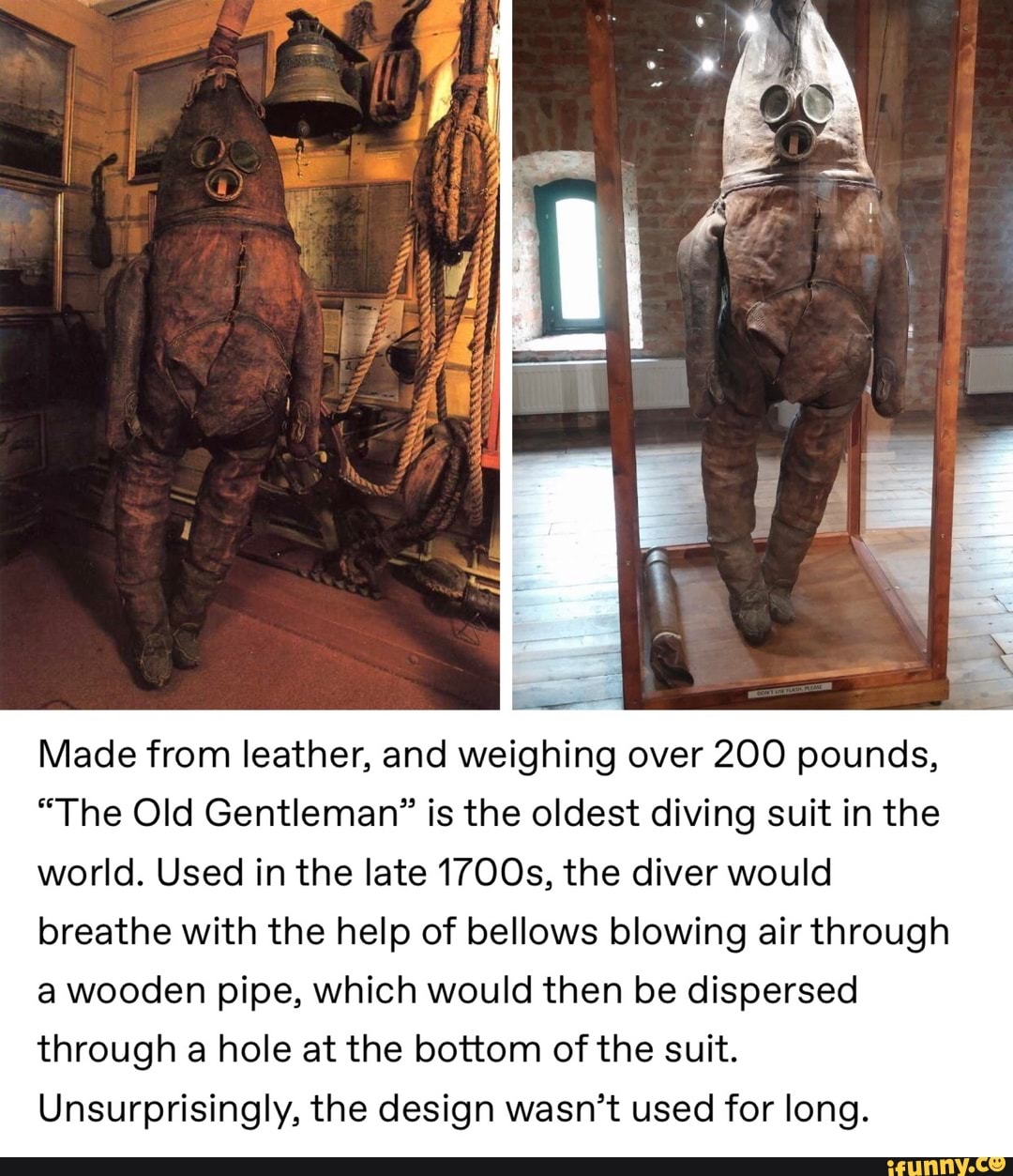 Old Diving Suit Creepy