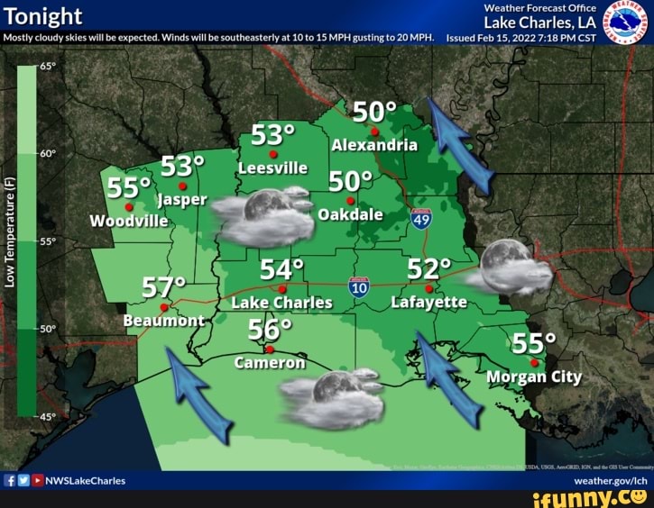 Weather Forecast Office Tonight be expected. Winds willbe southeasterly
