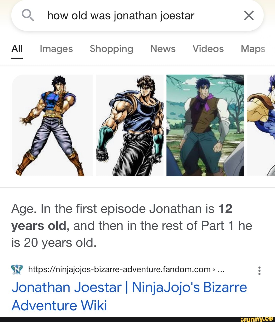 How old was jonathan joestar All Images Shopping News Videos Maps