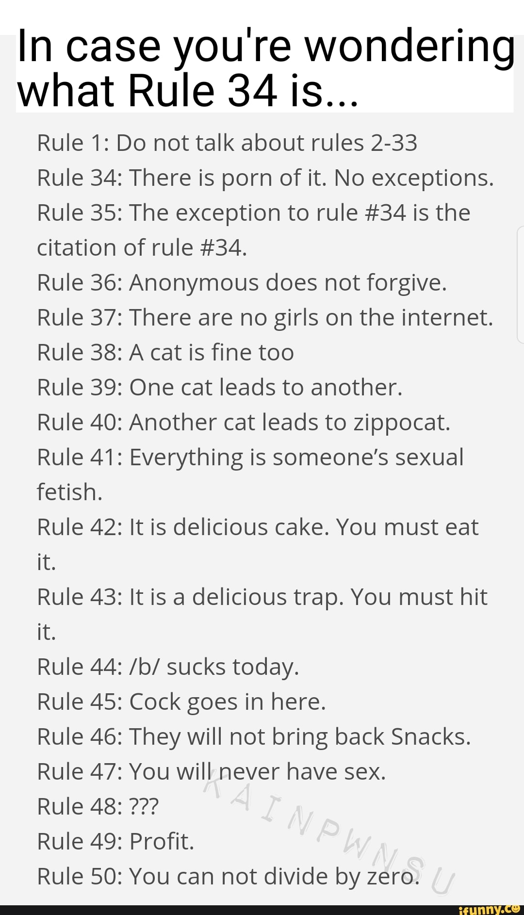 Just learned what Rule 34 is, then got curious to what 35 was not  disappointed - Imgur