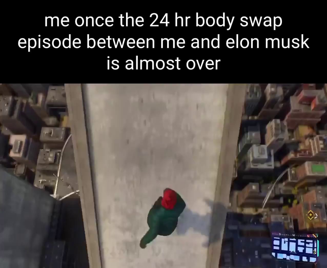 Me once the 24 hr body swap episode between me and elon musk is almost over  - iFunny Brazil