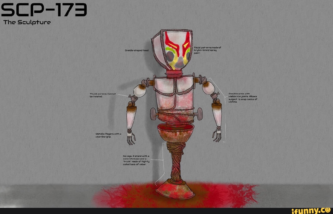 SCP-173 Redesign - iFunny Brazil