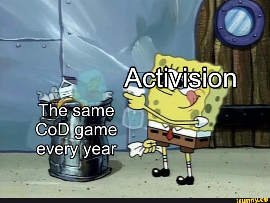 Activision The same ~ CoD gam every year - iFunny Brazil