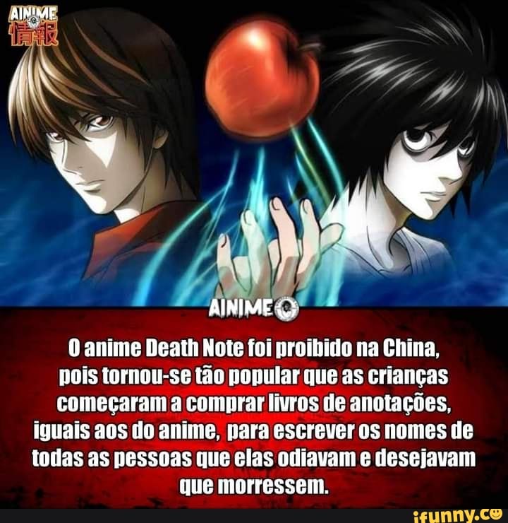 Animes Parecidos com Death Note