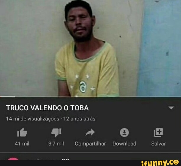 TRUCO VALENDO O TOBA 14 mi de visualizações - 12 anos atrás 41 mil 3,7 ...