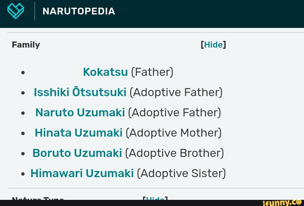 Himawari Uzumaki, Narutopedia