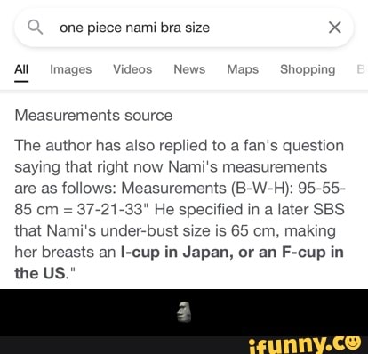 one piece - What's up with Nami's breast size? - Anime & Manga