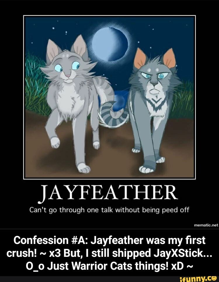 Jayfeather  Warrior cats, Warrior cats art, Warrior cat memes