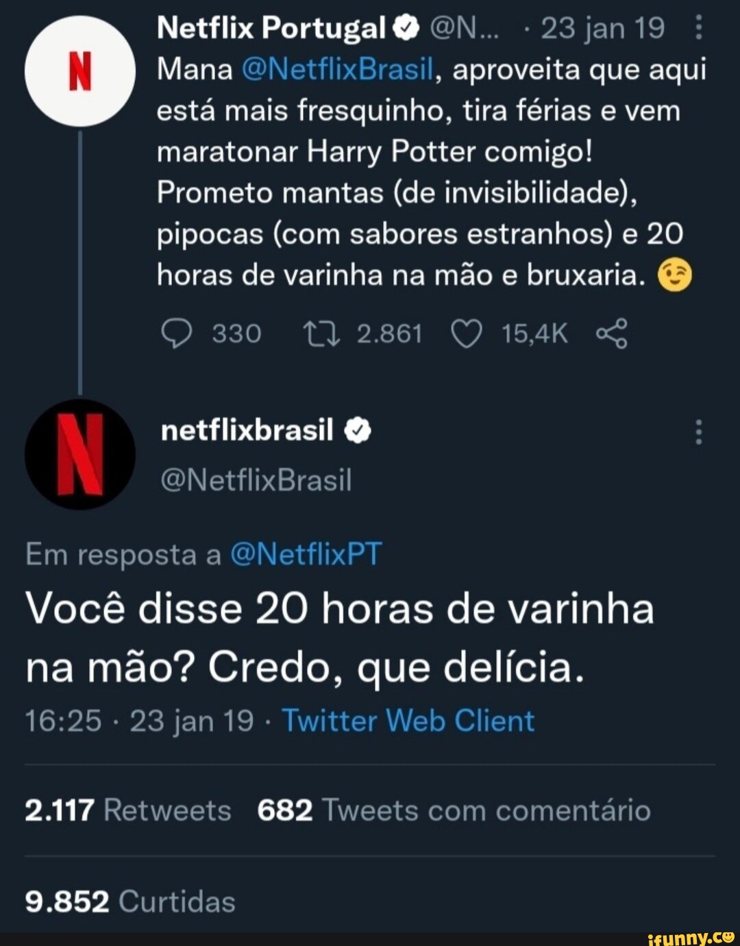 Netflix Portugal EN -23jan19 Mana ONetflixBrasil, aproveita que