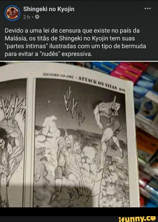 Tipos de titã - Shingeki no Kyojin