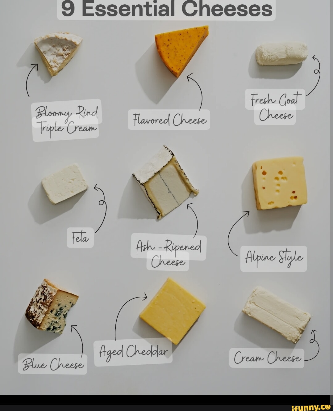 9 Essential Types of Cheese
