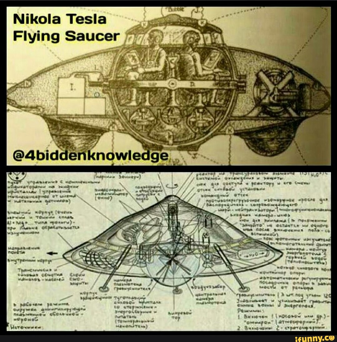 Nikola Tesla Flying Saucer - iFunny Brazil