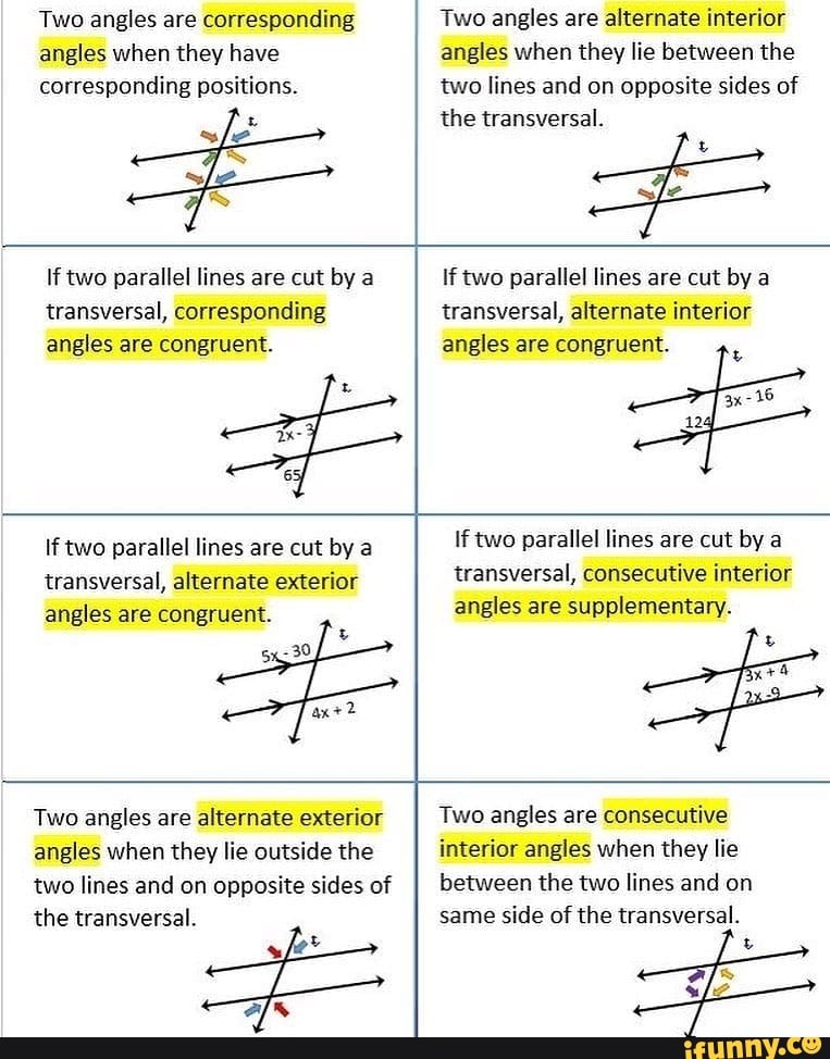 Two Angles Are Corresponding