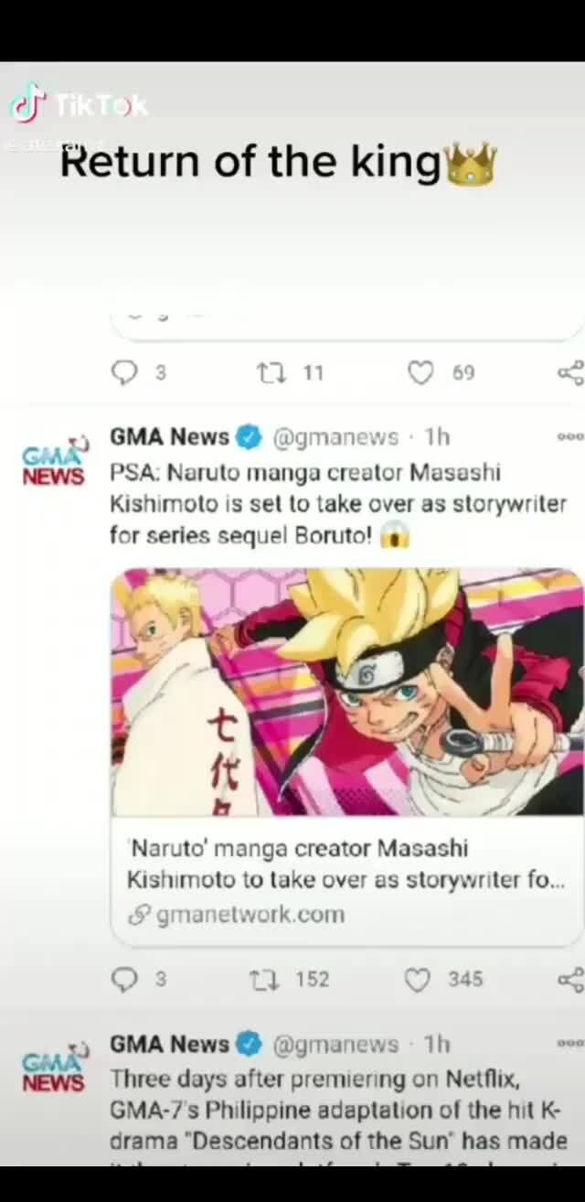 Boruto Manga: Masashi Kishimoto Returns As Storywriter