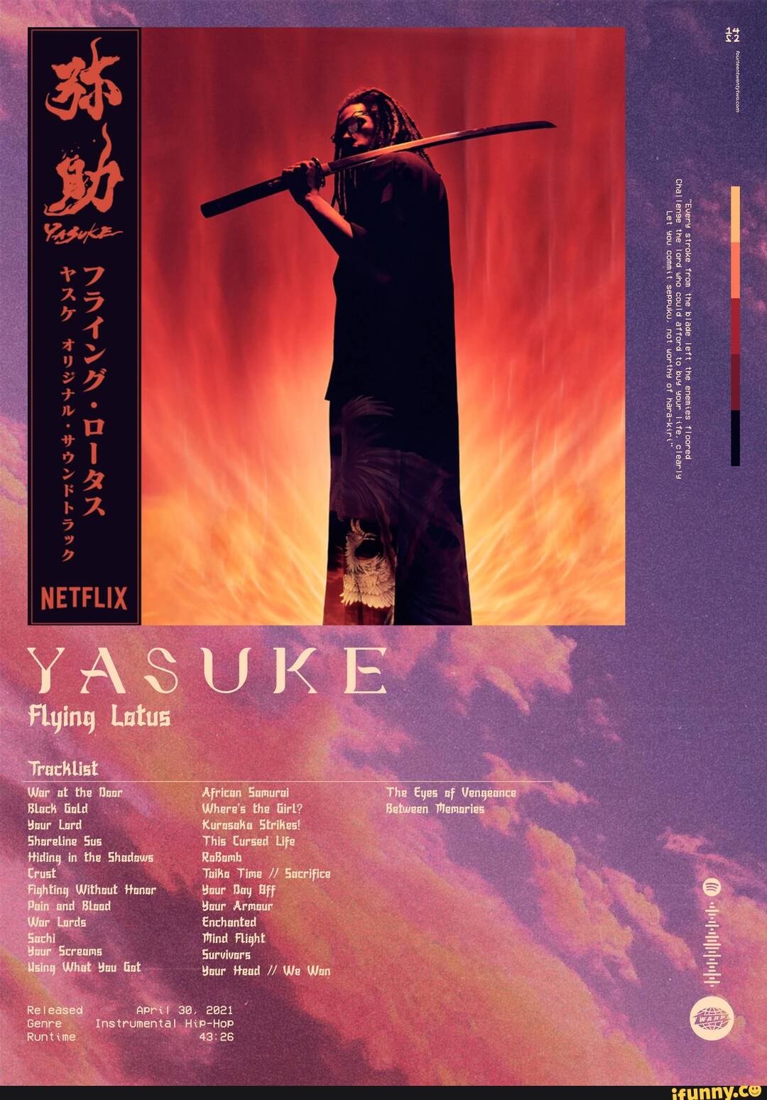 Poster for Yasuke made by me. Really loving the anime and soundtrack ...