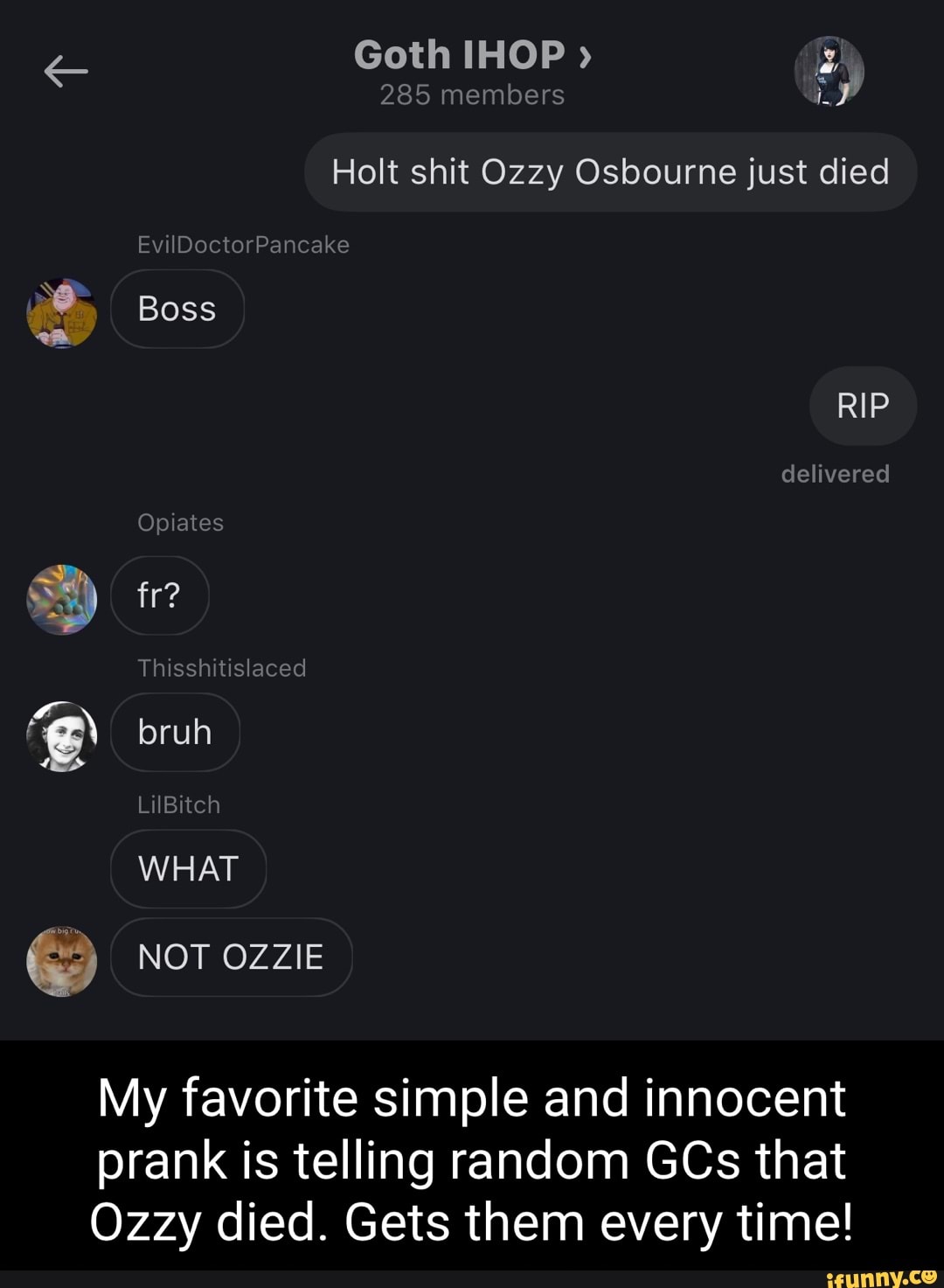 did ozzy osbourne died