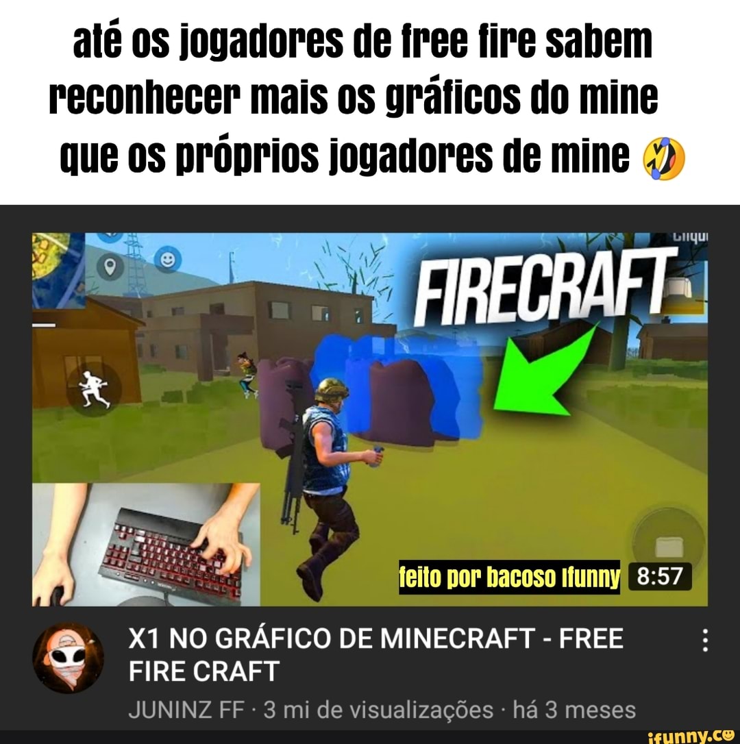 Minecraft e Free Fire são os jogos mais populares do  Brasil