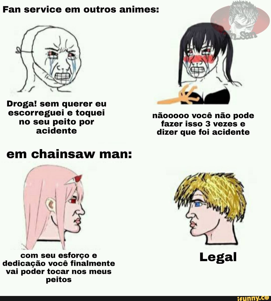 Finalmente saiu o novo anime Chainsaw Man 