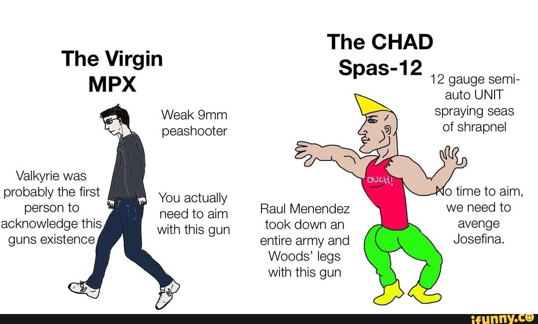 Virgin Melman vs. Chad Moto Moto : r/virginvschad